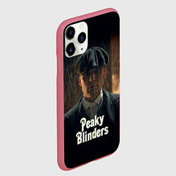 Чехол iPhone 11 Pro матовый Острые Козырьки Томас Шелби, цвет: 3D-малиновый — фото 2