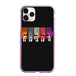 Чехол iPhone 11 Pro матовый Agents Futurama