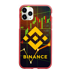 Чехол iPhone 11 Pro матовый BINANCE БИНАНС БАНАН