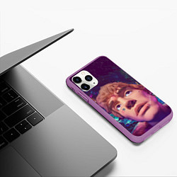 Чехол iPhone 11 Pro матовый LOVV66, цвет: 3D-фиолетовый — фото 2