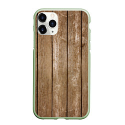 Чехол iPhone 11 Pro матовый Texture Wood