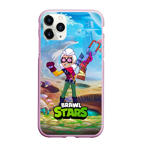 Чехол iPhone 11 Pro матовый Белль Belle Brawl Stars / 3D-Розовый – фото 1