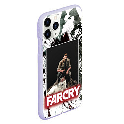 Чехол iPhone 11 Pro матовый FARCRY WOLF, цвет: 3D-светло-сиреневый — фото 2