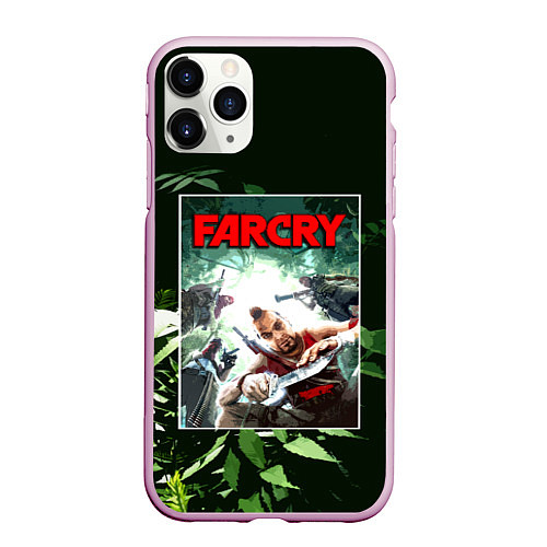 Чехол iPhone 11 Pro матовый Farcry 3 / 3D-Розовый – фото 1