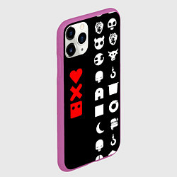 Чехол iPhone 11 Pro матовый Любовь, смерть и роботы, цвет: 3D-фиолетовый — фото 2