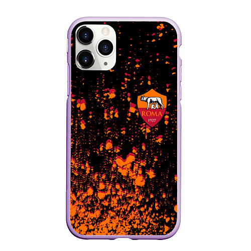 Чехол iPhone 11 Pro матовый Roma / 3D-Сиреневый – фото 1