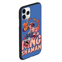 Чехол iPhone 11 Pro матовый King Shaman, цвет: 3D-черный — фото 2