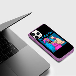 Чехол iPhone 11 Pro матовый Dr Rockzo, цвет: 3D-фиолетовый — фото 2