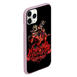 Чехол iPhone 11 Pro матовый Dethklok concert, цвет: 3D-розовый — фото 2