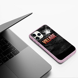 Чехол iPhone 11 Pro матовый Resident Evil: Village $$$, цвет: 3D-розовый — фото 2