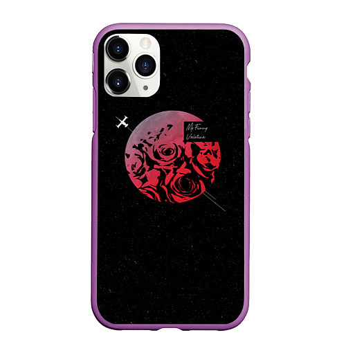 Чехол iPhone 11 Pro матовый Cowboy Bebop My funny Valentine / 3D-Фиолетовый – фото 1