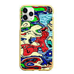 Чехол iPhone 11 Pro матовый Multicolored