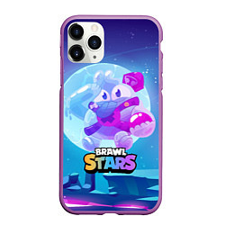 Чехол iPhone 11 Pro матовый Сквик Squeak Brawl Stars, цвет: 3D-фиолетовый