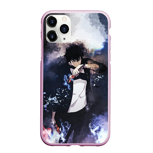 Чехол iPhone 11 Pro матовый Сон Джин Ву / 3D-Розовый – фото 1