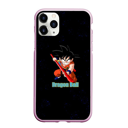Чехол iPhone 11 Pro матовый Dragon Ball / 3D-Розовый – фото 1