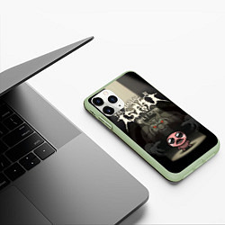 Чехол iPhone 11 Pro матовый The Binding of Isaac, цвет: 3D-салатовый — фото 2