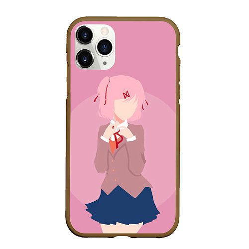 Чехол iPhone 11 Pro матовый Natsuki Art / 3D-Коричневый – фото 1