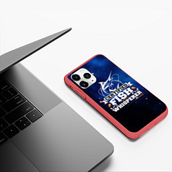Чехол iPhone 11 Pro матовый Тихая рыбалка, цвет: 3D-красный — фото 2