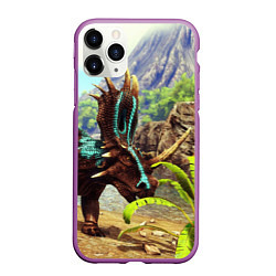 Чехол iPhone 11 Pro матовый Ark Survival АРК СУРВИВАЛ спина Z