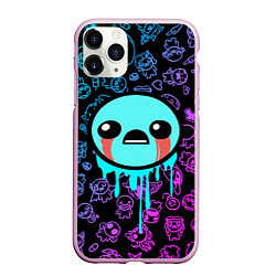 Чехол iPhone 11 Pro матовый Blue Isaac, цвет: 3D-розовый