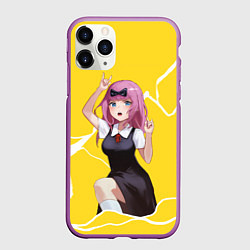Чехол iPhone 11 Pro матовый Chika Chika, цвет: 3D-фиолетовый