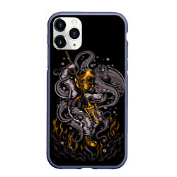 Чехол iPhone 11 Pro матовый ПОДВОДНАЯ БИТВА
