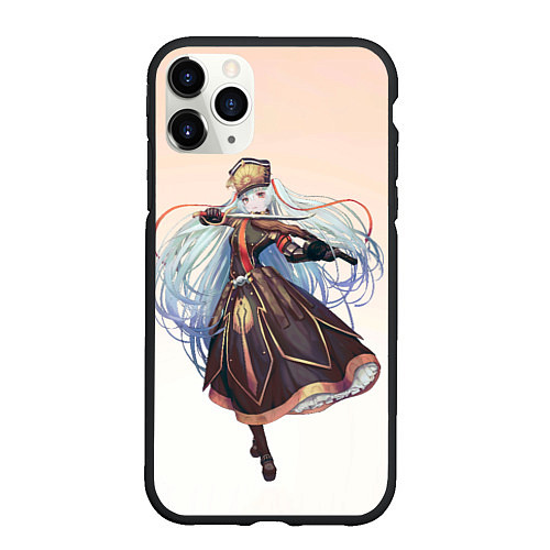 Чехол iPhone 11 Pro матовый Танец Альтаира / 3D-Черный – фото 1