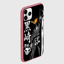 Чехол iPhone 11 Pro матовый Bleach, Ичиго с мечом, цвет: 3D-малиновый — фото 2