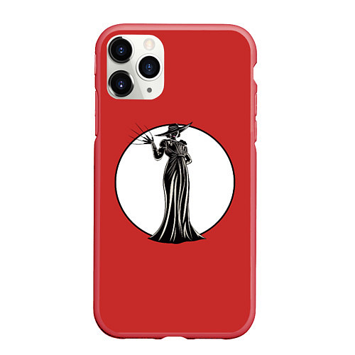 Чехол iPhone 11 Pro матовый Альсина Димитреску / 3D-Красный – фото 1