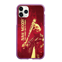 Чехол iPhone 11 Pro матовый Ivan Moody, цвет: 3D-фиолетовый