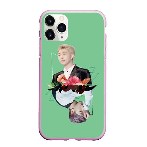 Чехол iPhone 11 Pro матовый RM x J-Hope / 3D-Розовый – фото 1