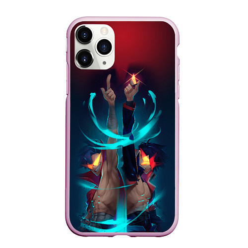 Чехол iPhone 11 Pro матовый Kamina & Simon / 3D-Розовый – фото 1