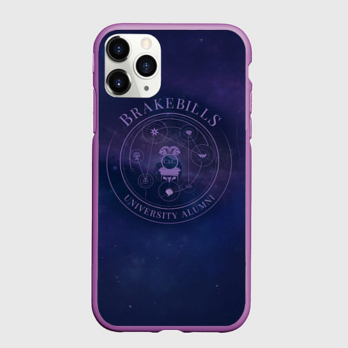 Чехол iPhone 11 Pro матовый Brakebills University Alumni / 3D-Фиолетовый – фото 1