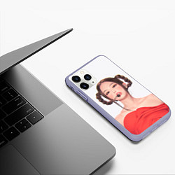 Чехол iPhone 11 Pro матовый Sweet Jannie, цвет: 3D-светло-сиреневый — фото 2