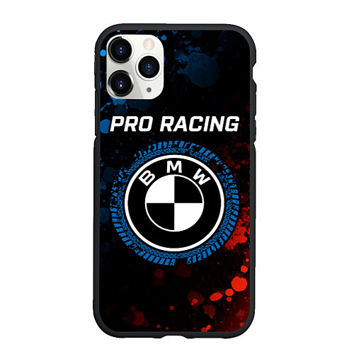 Чехол iPhone 11 Pro матовый БМВ - Racing / 3D-Черный – фото 1