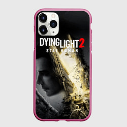 Чехол iPhone 11 Pro матовый Dying Light 2 Deluxe, цвет: 3D-малиновый