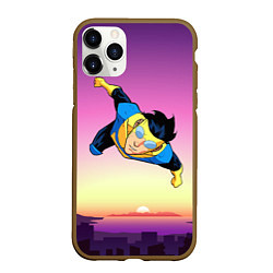 Чехол iPhone 11 Pro матовый Марк Грэйсон Неуязвимый, цвет: 3D-коричневый