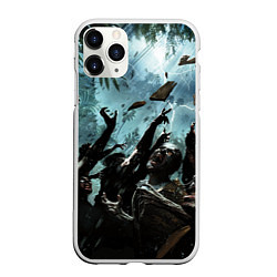 Чехол iPhone 11 Pro матовый Кровожадные зомби Zombie