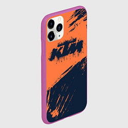 Чехол iPhone 11 Pro матовый KTM ГРАНЖ Z, цвет: 3D-фиолетовый — фото 2