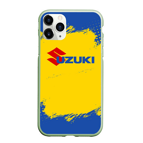 Чехол iPhone 11 Pro матовый Suzuki Сузуки Z / 3D-Салатовый – фото 1