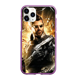 Чехол iPhone 11 Pro матовый Adam Jensen