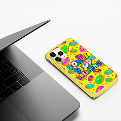 Чехол iPhone 11 Pro матовый DONUTS, цвет: 3D-желтый — фото 2