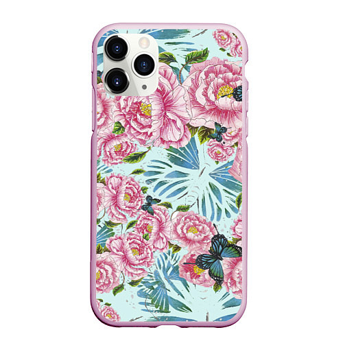 Чехол iPhone 11 Pro матовый Фантазия / 3D-Розовый – фото 1