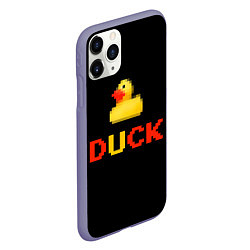 Чехол iPhone 11 Pro матовый DUCK, цвет: 3D-серый — фото 2