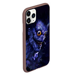 Чехол iPhone 11 Pro матовый Death Note персонаж Рюк, цвет: 3D-коричневый — фото 2