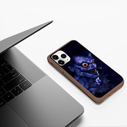 Чехол iPhone 11 Pro матовый Death Note персонаж Рюк, цвет: 3D-коричневый — фото 2