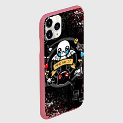 Чехол iPhone 11 Pro матовый The Binding of Isaac ИСААК, цвет: 3D-малиновый — фото 2