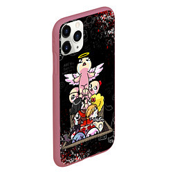 Чехол iPhone 11 Pro матовый The Binding of Isaac ИСААК, цвет: 3D-малиновый — фото 2