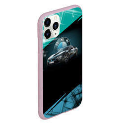 Чехол iPhone 11 Pro матовый BMW, цвет: 3D-розовый — фото 2