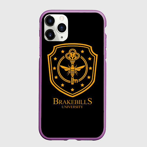 Чехол iPhone 11 Pro матовый Волшебники Brakebills / 3D-Фиолетовый – фото 1